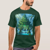 Tempel Kasteel van de Geheime Jade Troon T-shirt (Voorkant)