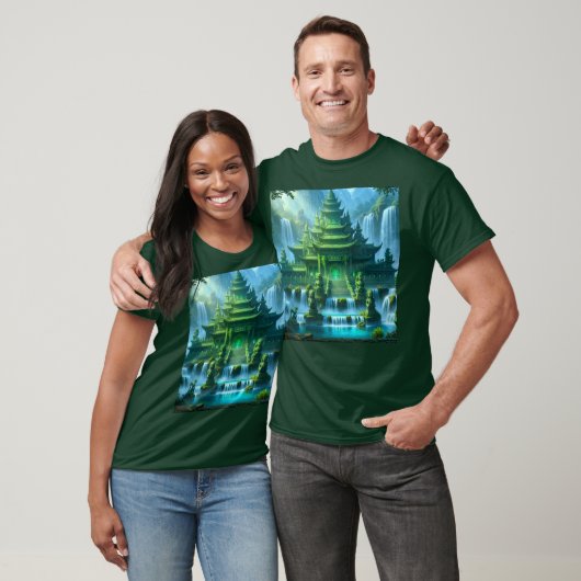 Tempel Kasteel van de Geheime Jade Troon T-shirt (Unisex)