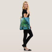 Tempel Kasteel van de Geheime Jade Troon Tote Bag (Op model)