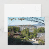 Tempel Kyoto & Ginkaku-ji, Japan Briefkaart (Voorkant / Achterkant)