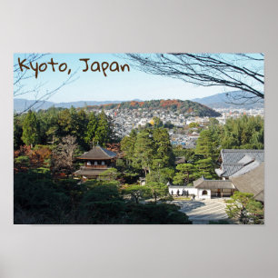 Tempel Kyoto & Ginkaku-ji, Japan Poster