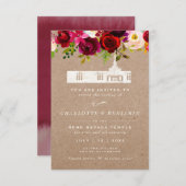 TEMPEL SEALING KAART | Reno Nevada tempel bruiloft (Voorkant / Achterkant)