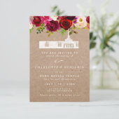 TEMPEL SEALING KAART | Reno Nevada tempel bruiloft (Staand voorkant)