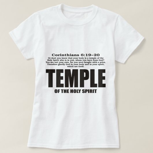 TEMPEL T-SHIRT (Design voorkant)