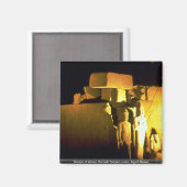 Tempel van Amon, Karnak Tempel, Luxor, Egypte Woes Magneet (Voorkant / Achterkant)