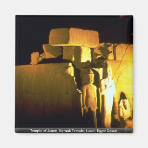 Tempel van Amon, Karnak Tempel, Luxor, Egypte Woes Magneet