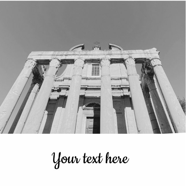 Tempel van Antonino en Faustina Staand Fotobeeldje (Voorkant)