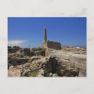 Tempel van Apollo, Eiland Aegina, Griekenland Briefkaart