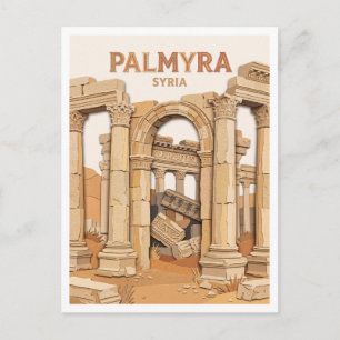 Tempel van Bel Palmyra Syrië Briefkaart
