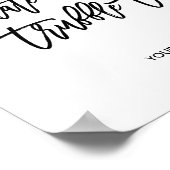 Tempel van chocolade-frambozenknottenbord poster (Hoek)