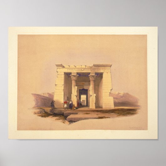 Tempel van Dandour-Nubia Poster (Voorkant)