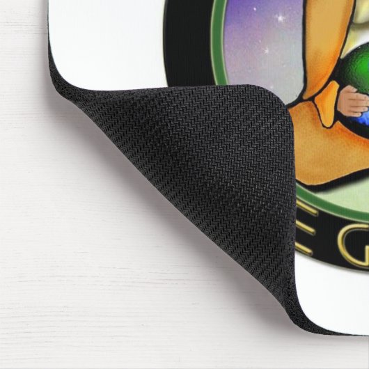 Tempel van de godin-Logo Muismat (Hoek)