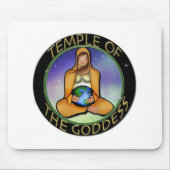 Tempel van de godin-Logo Muismat (Voorkant)