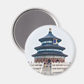 Tempel van de Hemel Magneet (Voorkant / Achterkant)