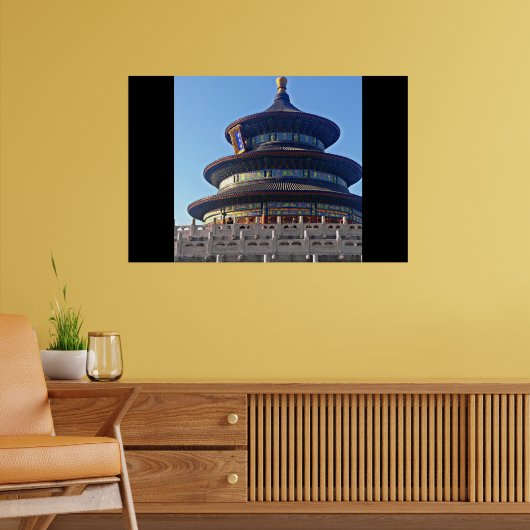 tempel van de hemel poster (Woonkamer 2)