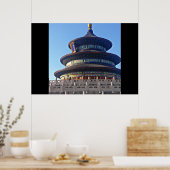 tempel van de hemel poster (Keuken)