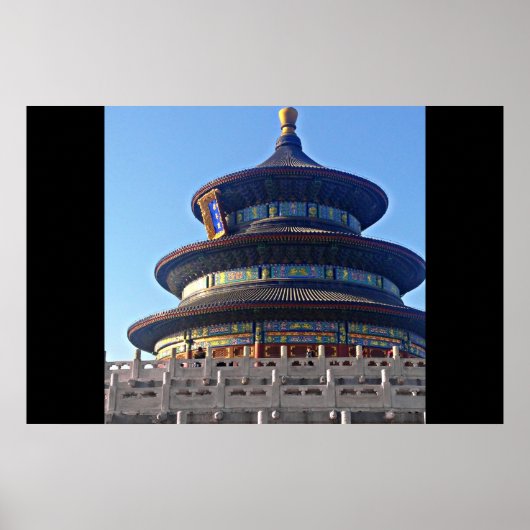 tempel van de hemel poster (Voorkant)