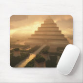 Tempel van de Leaf Mousepad Muismat (Met muis)
