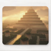 Tempel van de Leaf Mousepad Muismat (Voorkant)