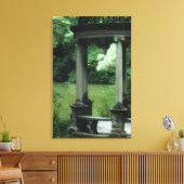 Tempel van de liefde bij de oude Westbury Gardens Canvas Afdruk (Insitu (Woonkamer))