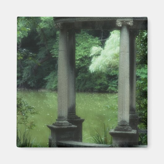 Tempel van de liefde bij de oude Westbury Gardens Magneet (Voorkant)