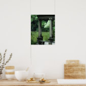 Tempel van de liefde bij de oude Westbury Gardens Poster (Keuken)