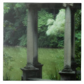 Tempel van de liefde bij de oude Westbury Gardens Tegeltje (Voorkant)