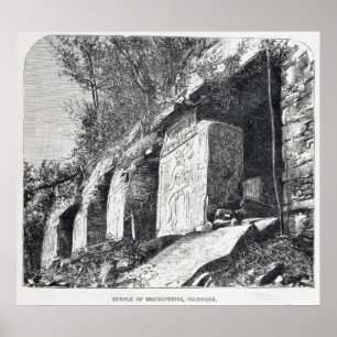 Tempel van de opschriften, Palenque Poster