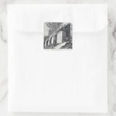 Tempel van de opschriften, Palenque Vierkante Sticker (Tas)