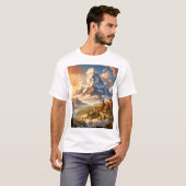 Tempel van de Rustige Pieken T-shirt (Voorkant volledig)