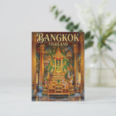 Tempel van de Smaragdgroene Boeddha Thailand Briefkaart (Staand voorkant)