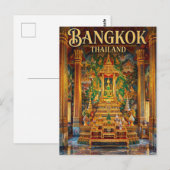 Tempel van de Smaragdgroene Boeddha Thailand Briefkaart (Voorkant / Achterkant)