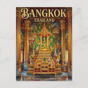 Tempel van de Smaragdgroene Boeddha Thailand Briefkaart