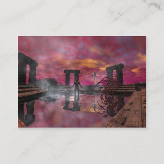 TEMPEL VAN DE WATERFictie Visitekaartje (Achterkant)