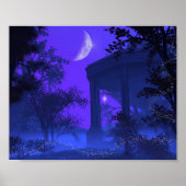 Tempel van Diana in de Moonlight Poster (Voorkant)