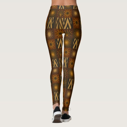 Tempel van Ember™ – Een MaelstroMedia Textiel Orig Leggings (Achterkant)