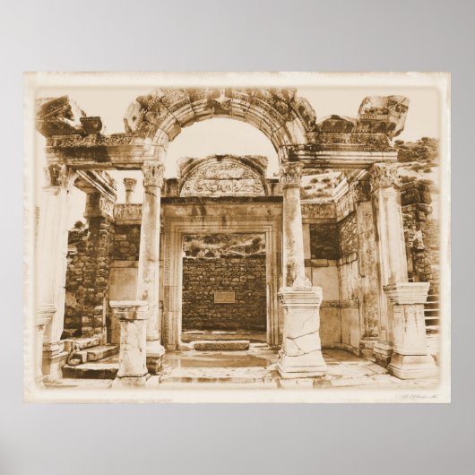 Tempel van Hadrian, Ephesus POSTER (Voorkant)