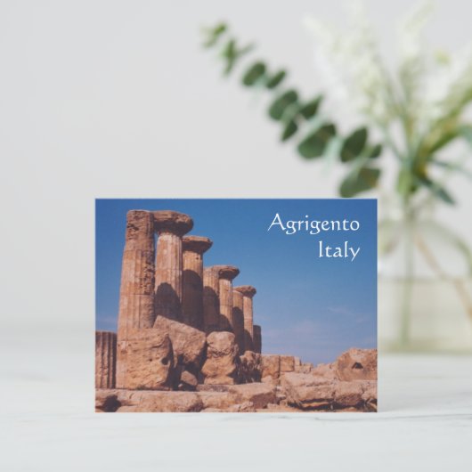 Tempel van Hercules Briefkaart (Staand voorkant)