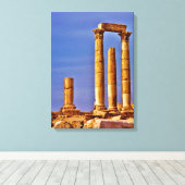 Tempel van Hercules Canvas Afdruk (Insitu (Houten vloer))