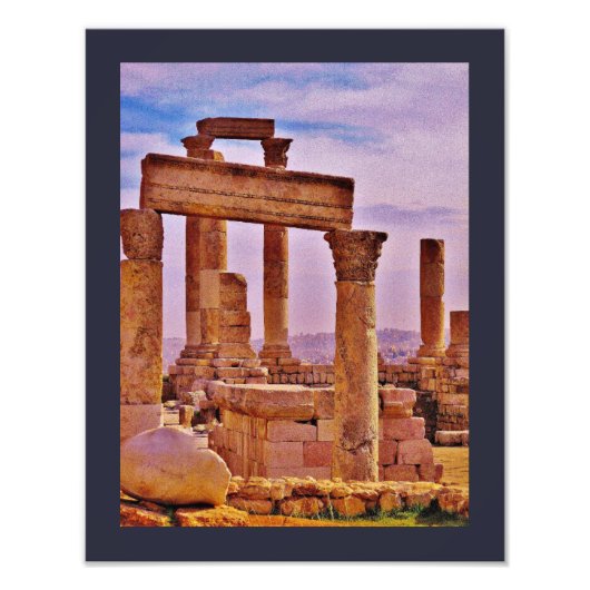 Tempel van Hercules Foto Afdruk (Voorkant)