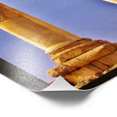 Tempel van Hercules-kolommen Foto Afdruk (Hoek)