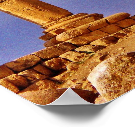 Tempel van Hercules Poster (Hoek)