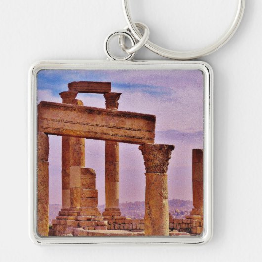 Tempel van Hercules Sleutelhanger (Voorkant)