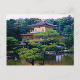 Tempel van het Gouden Pavilion, Kyoto, Japan Briefkaart