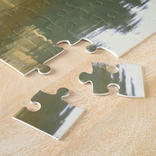 Tempel van het gouden paviljoen op Puzzle Legpuzzel (Zijkant)