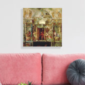 Tempel van Janus, 1630 Canvas Afdruk (Insitu (Woonkamer))