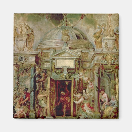 Tempel van Janus, 1630 Magneet (Voorkant)