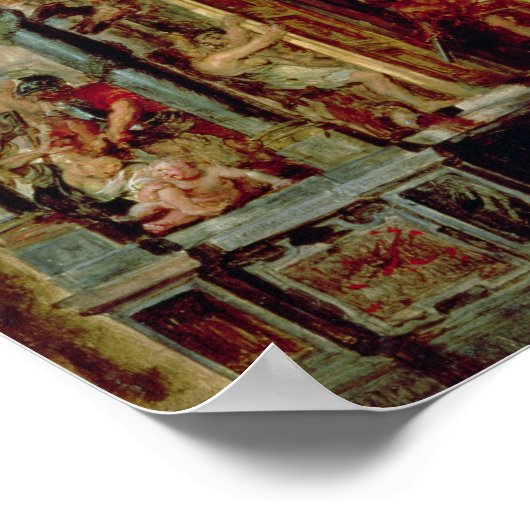 Tempel van Janus, 1630 Poster (Hoek)