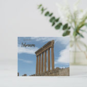 Tempel van Jupiter in Libanon Briefkaart (Staand voorkant)