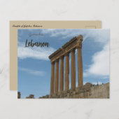 Tempel van Jupiter in Libanon Briefkaart (Voorkant / Achterkant)